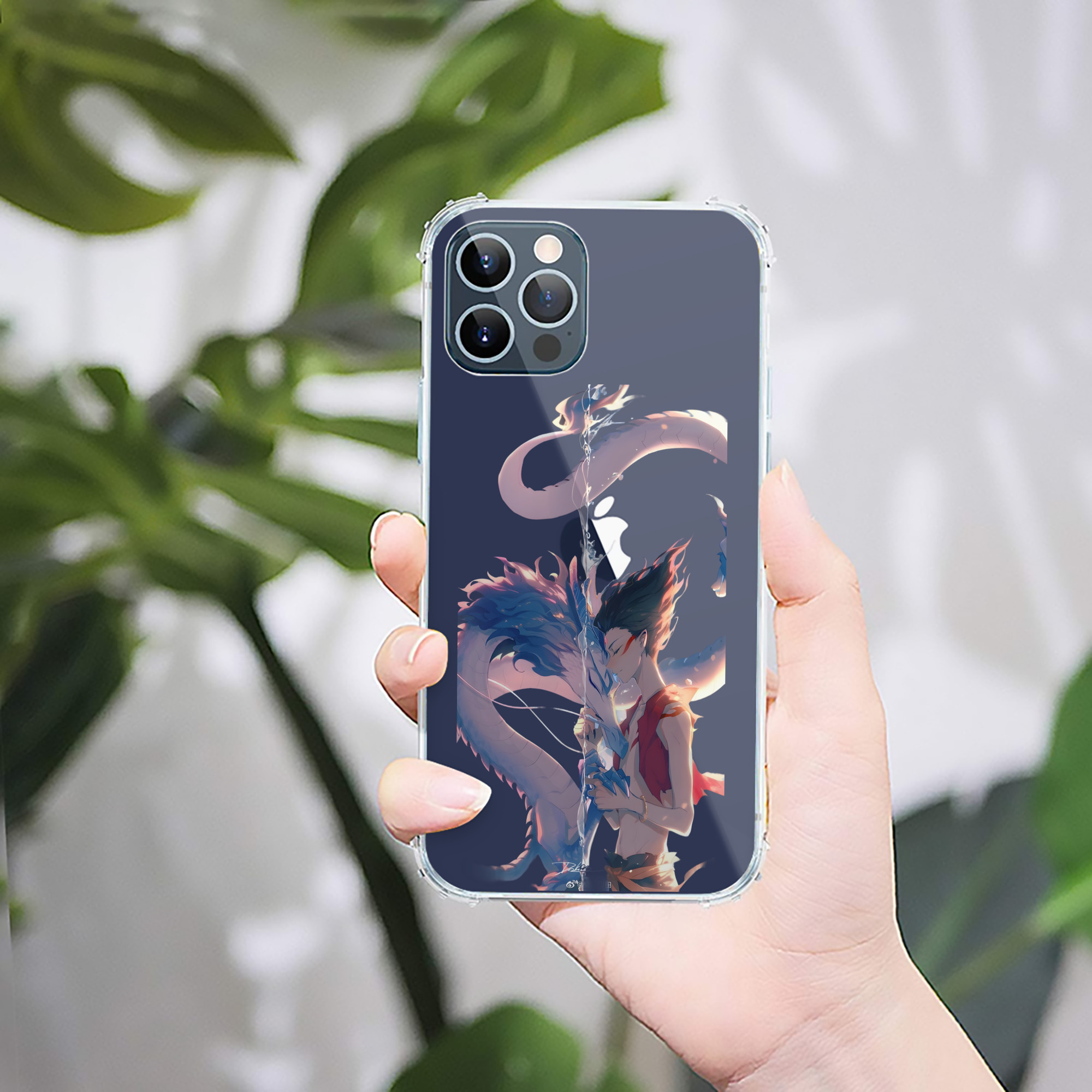 （画像用） Ne Zha 2 ナタ 魔童の大暴れ 【iPhone 12シリーズ対応】透明スマホケース（クリアソフトケース）